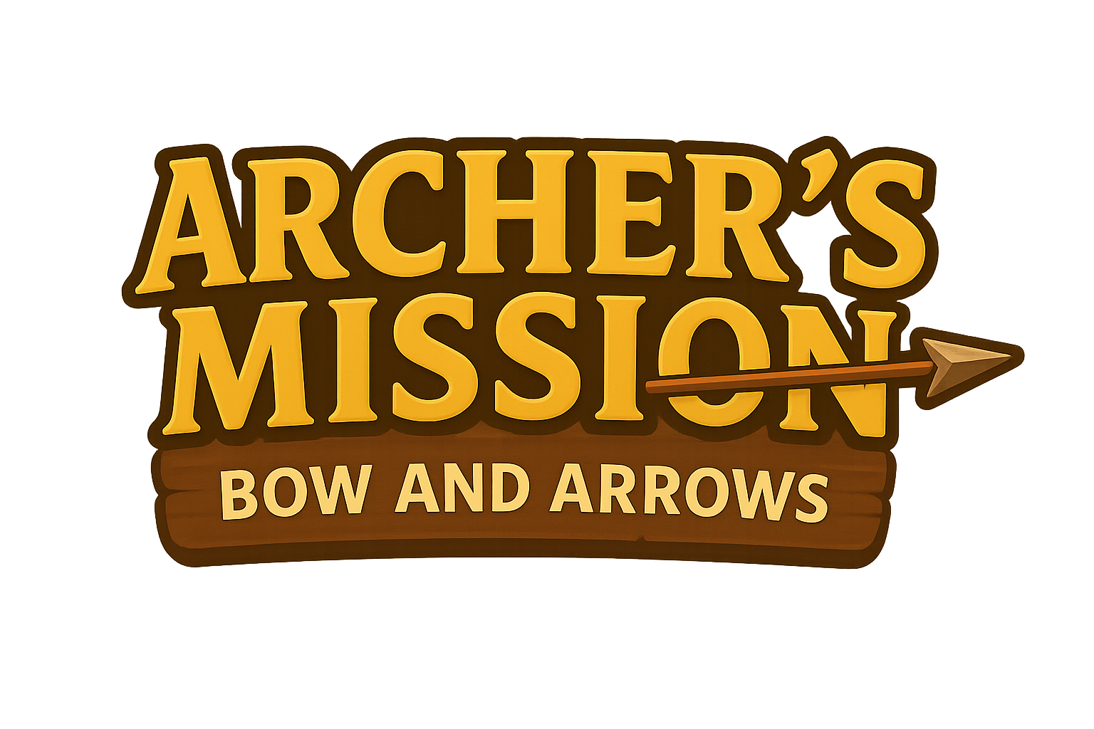 Archer's Mission: Bow and Arrows game logo