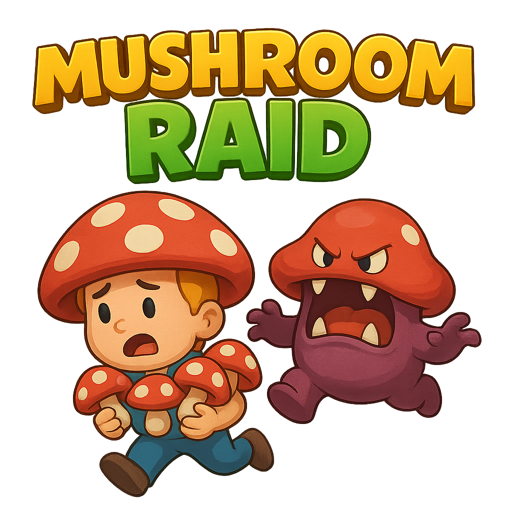 Mushroom Raid game logo